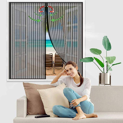 Mosquitera magnética para ventana