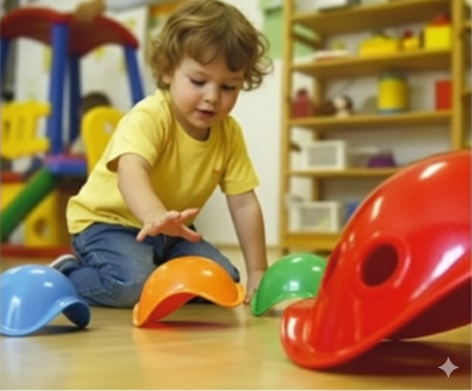 MiniSense™ HappyBowls – Set de 5 Cuencos Sensoriales de Colores