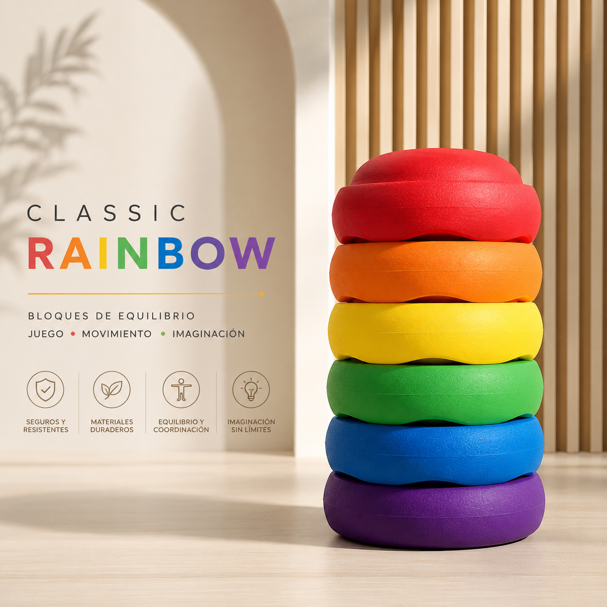 Bloques de Equilibrio Montessori para Niños – Juguete educativo