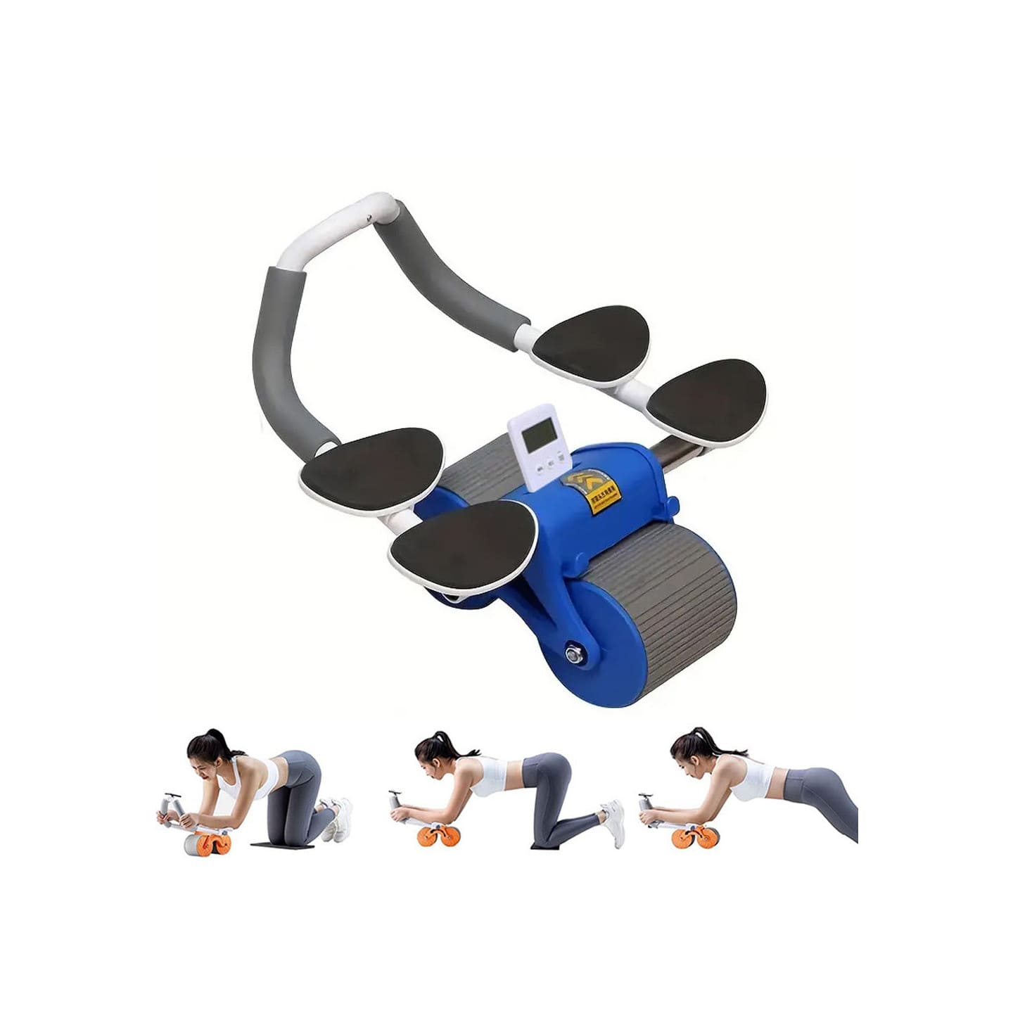 AbRoller Pro™ – Rodillo abdominal asistido con auto-retorno para fortalecer tu core