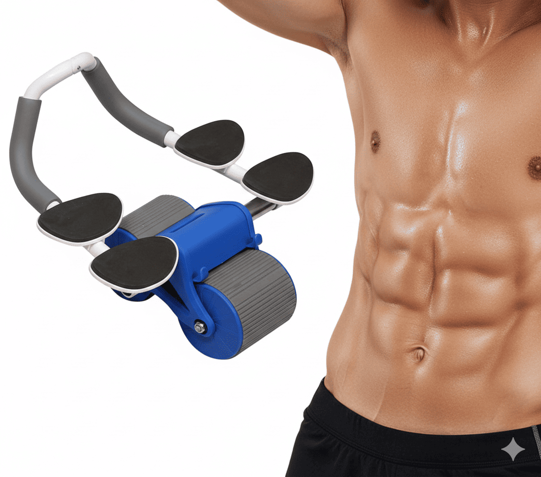 AbRoller Pro™ – Rodillo abdominal asistido con auto-retorno para fortalecer tu core