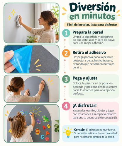 MagniKids™ – Pizarra Magnética Infantil para Pared