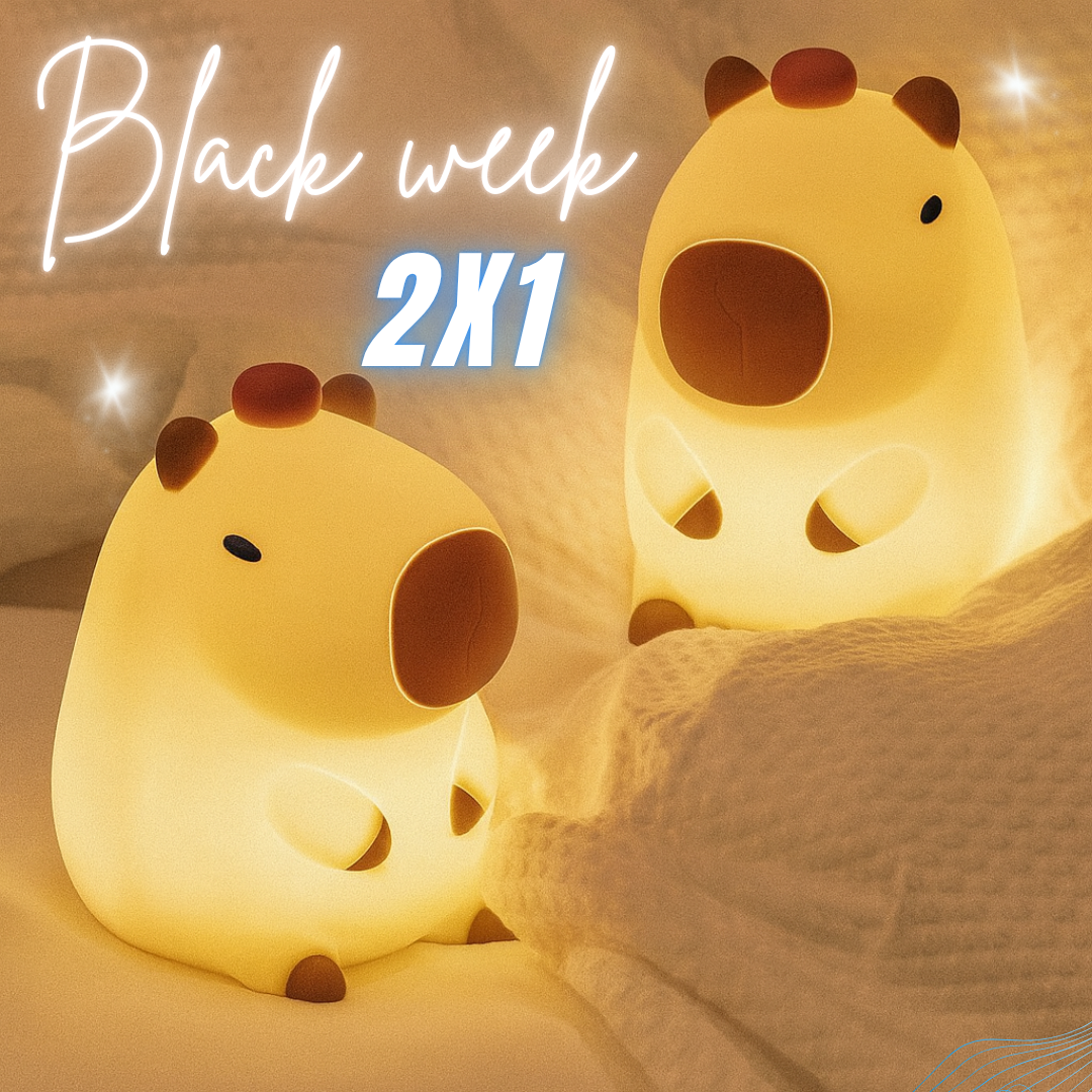 LumyBara™ – Luz Nocturna Capybara LED (Oferta 2x1)