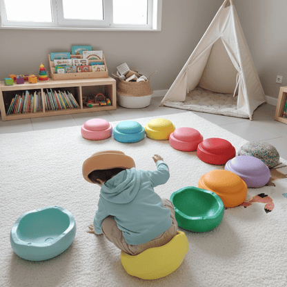 PlaySteps™ – Blocchi di equilibrio multicolori (tipo Stepping Stones)