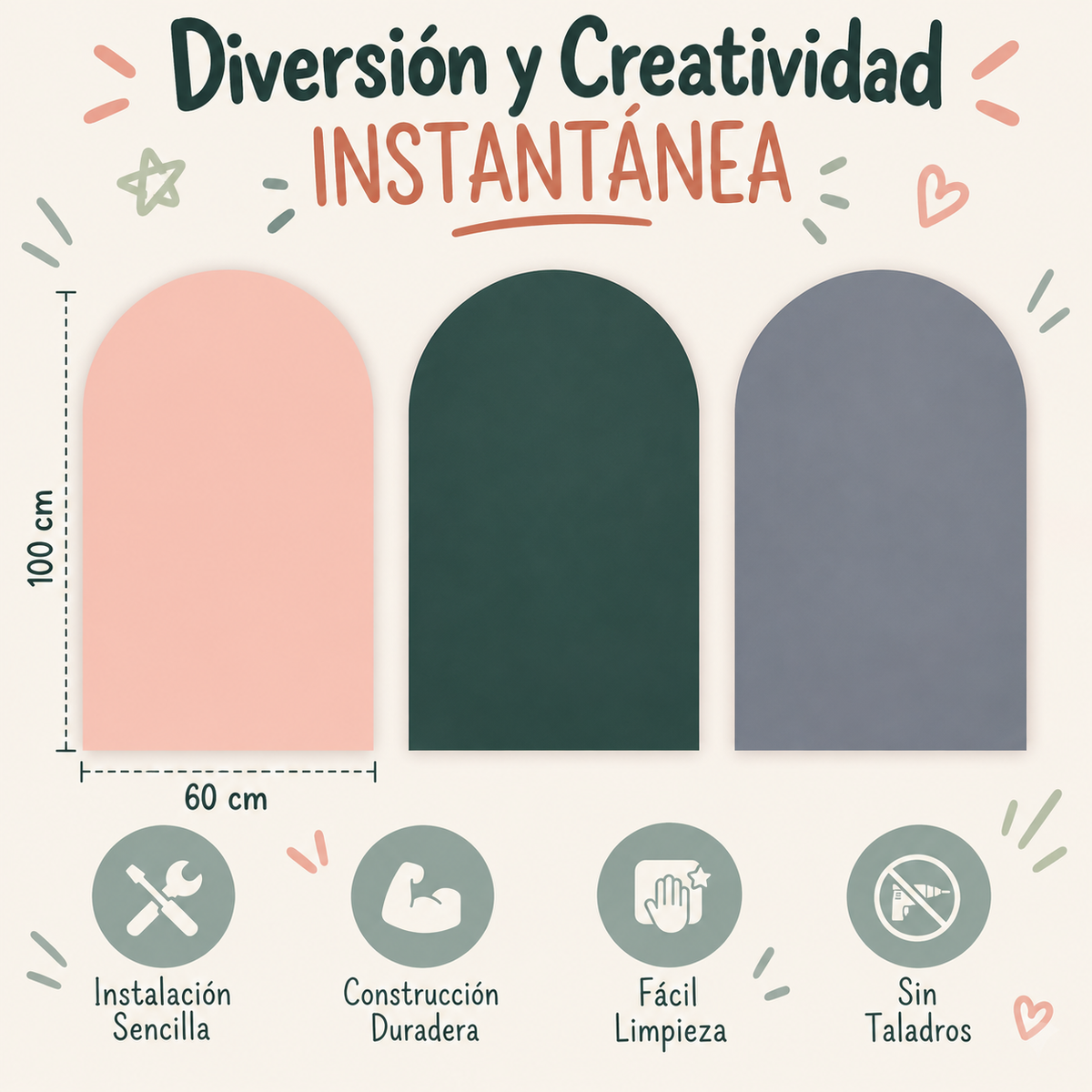 MagniKids™ – Pizarra Magnética Infantil para Pared